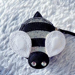 New Kate Spade New York Down the Rabbit Hole Queen Bee Coin Purse